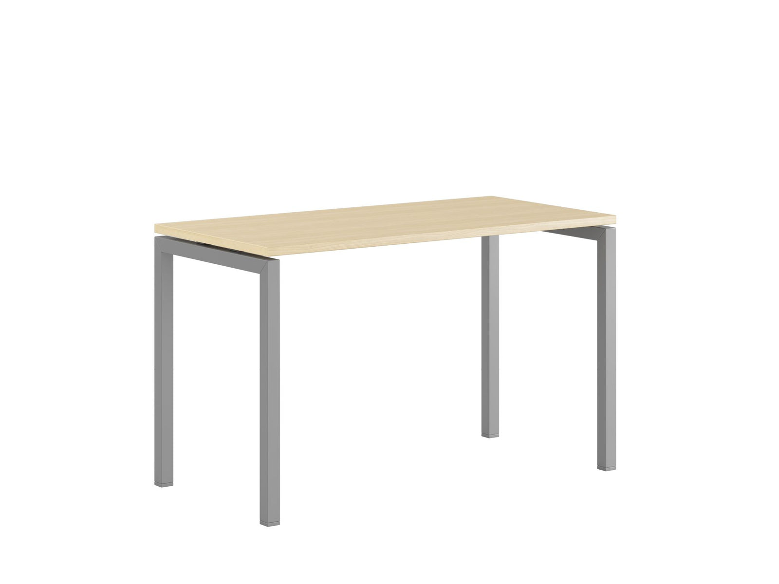 Produktbillede af Luna U Bord 120x60cm Birk-grå på tilbud