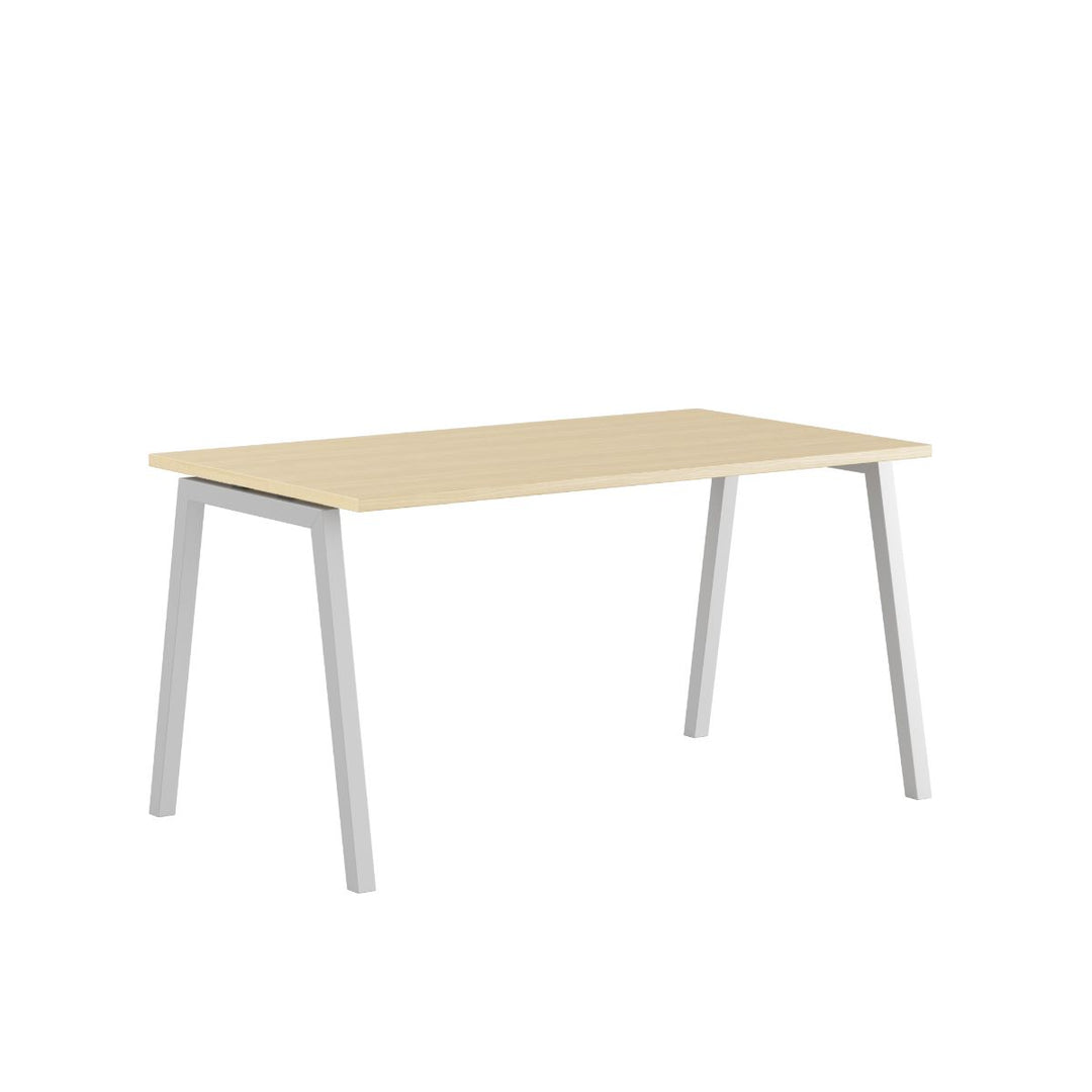 Produktbillede af Luna A Bord 140x80cm Birk-hvid på tilbud