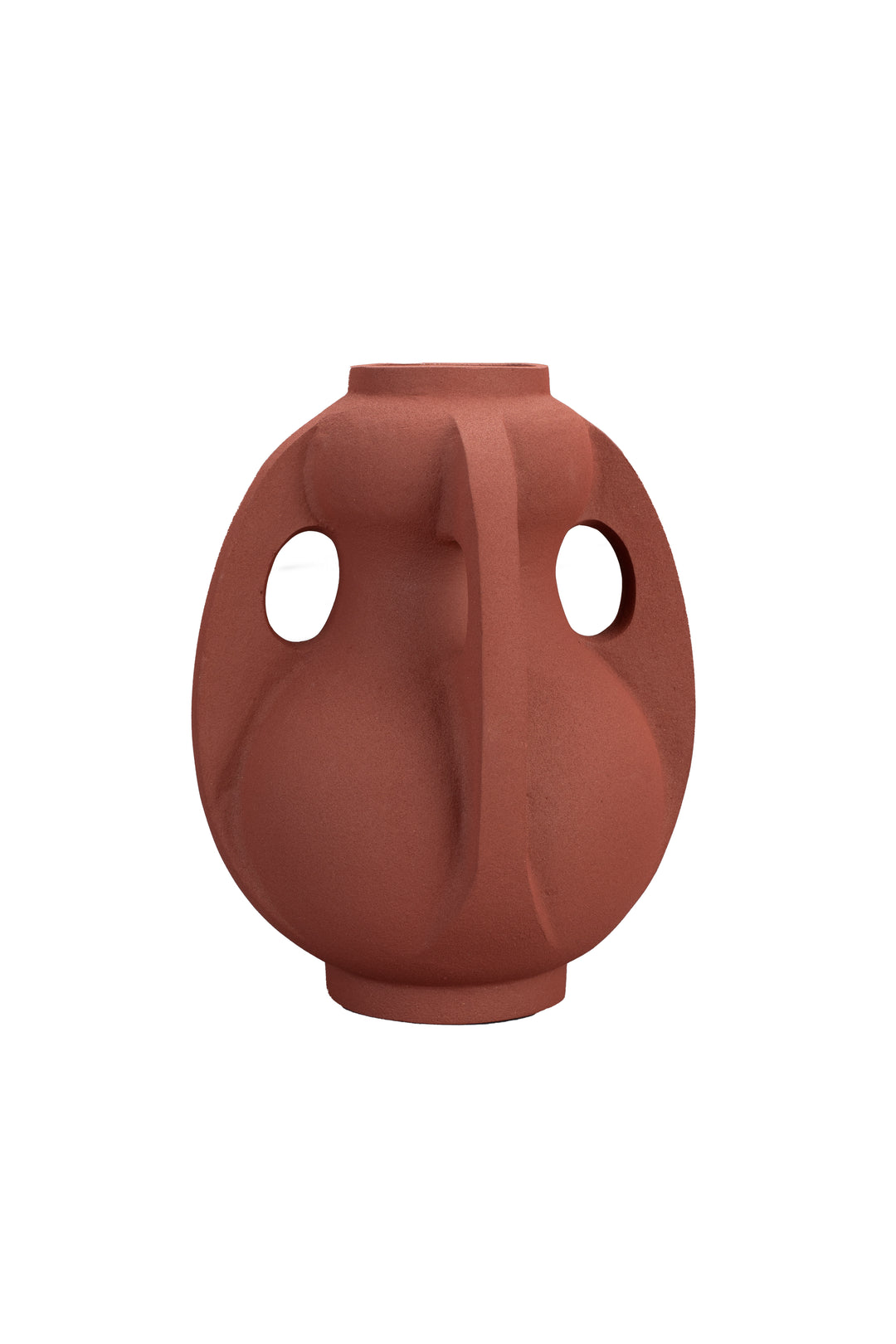 DUTCHBONE Thiago vase M terracotta aluminium H:30