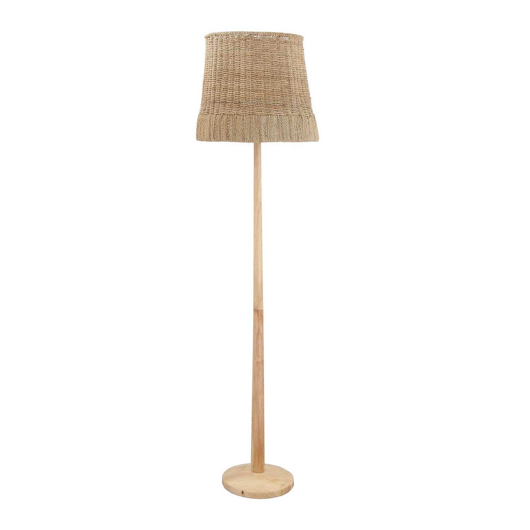 CREATIVE COLLECTION gulvlampe natur rattan og gummitræ