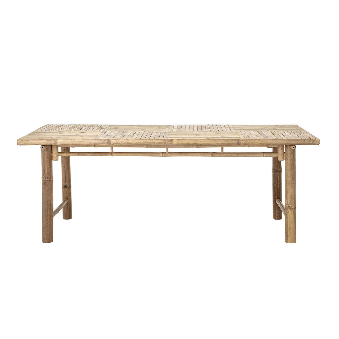 Produktbillede af BLOOMINGVILLE rektangulær Sole spisebord natur bambus 200x100 i premium kvalitet