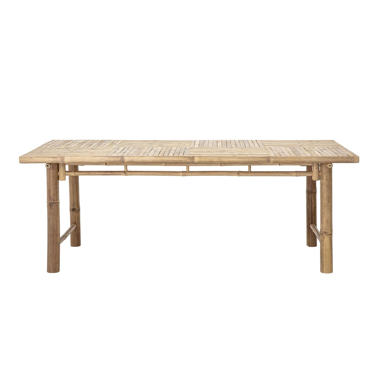 Produktbillede af BLOOMINGVILLE rektangulær Sole spisebord natur bambus 200x100 i premium kvalitet