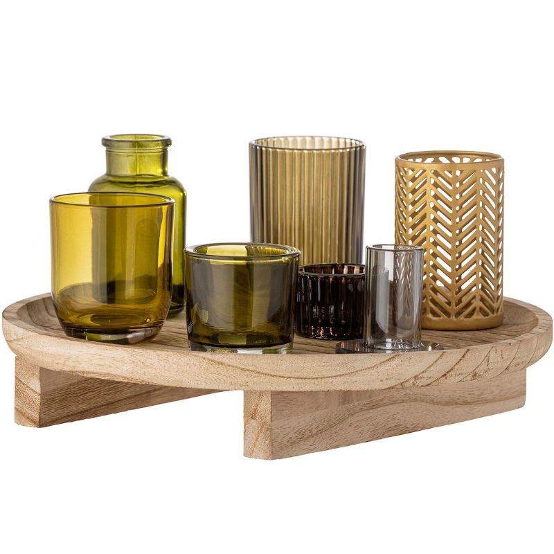 Produktbillede af Sanga Bakke M/fyrfadsstage Natur Glas 8 Stk på tilbud i brug