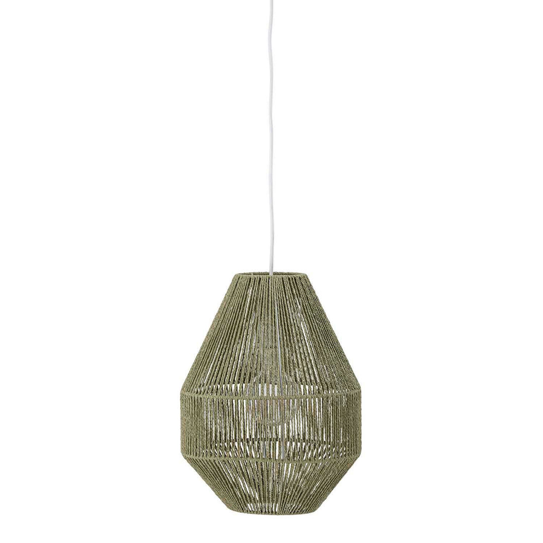 Produktbillede af CREATIVE COLLECTION Sacco loftlampe rund grøn papir Ø30 i premium kvalitet