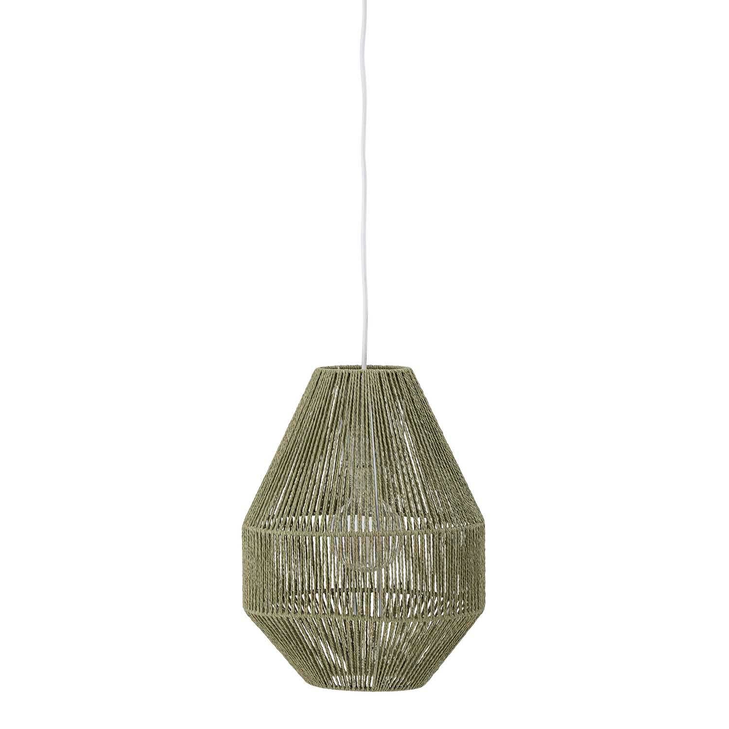 Produktbillede af CREATIVE COLLECTION Sacco loftlampe rund grøn papir Ø30 i premium kvalitet