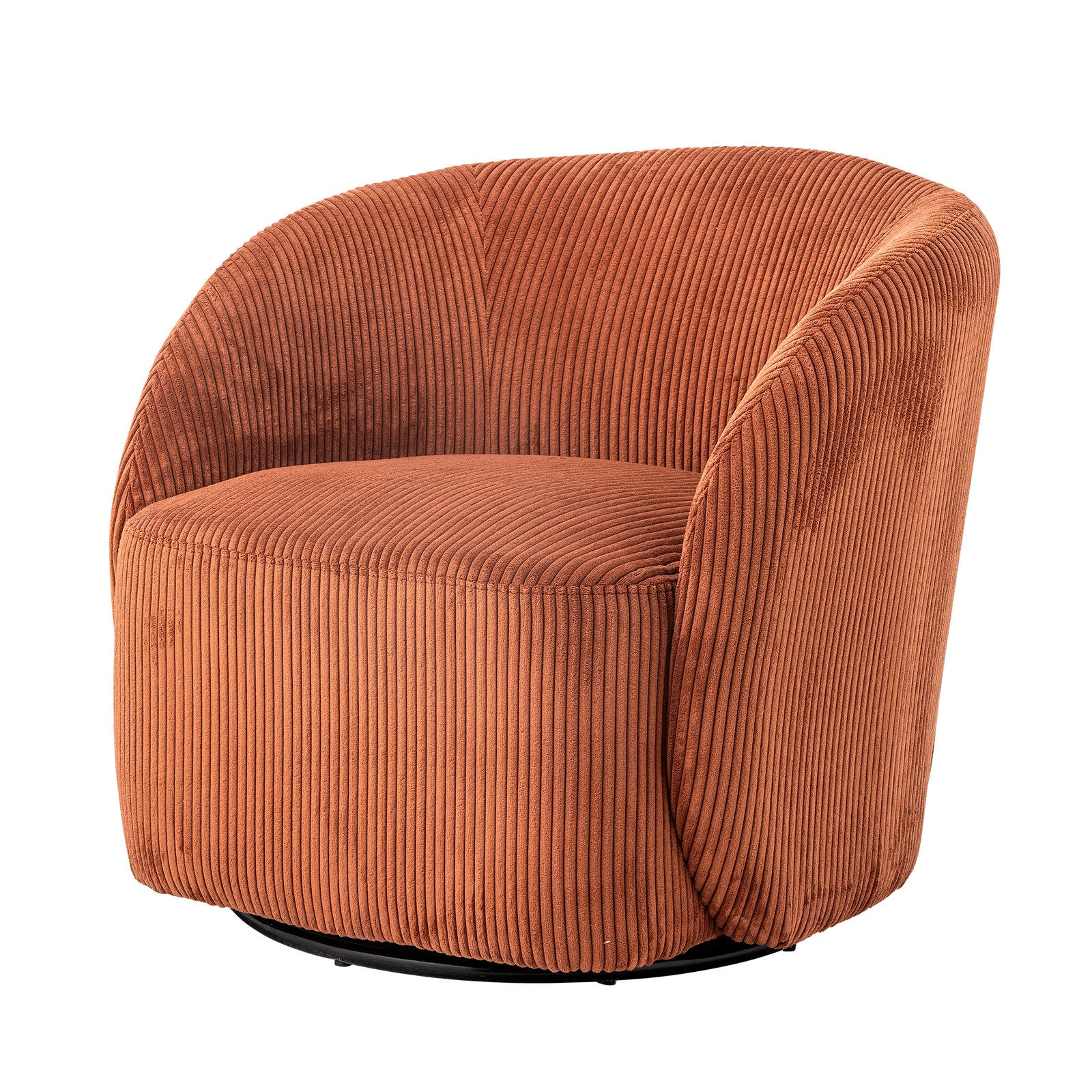 Produktbillede af BLOOMINGVILLE PRADI LOUNGESTOL ORANGE POLYESTER 77 i premium kvalitet