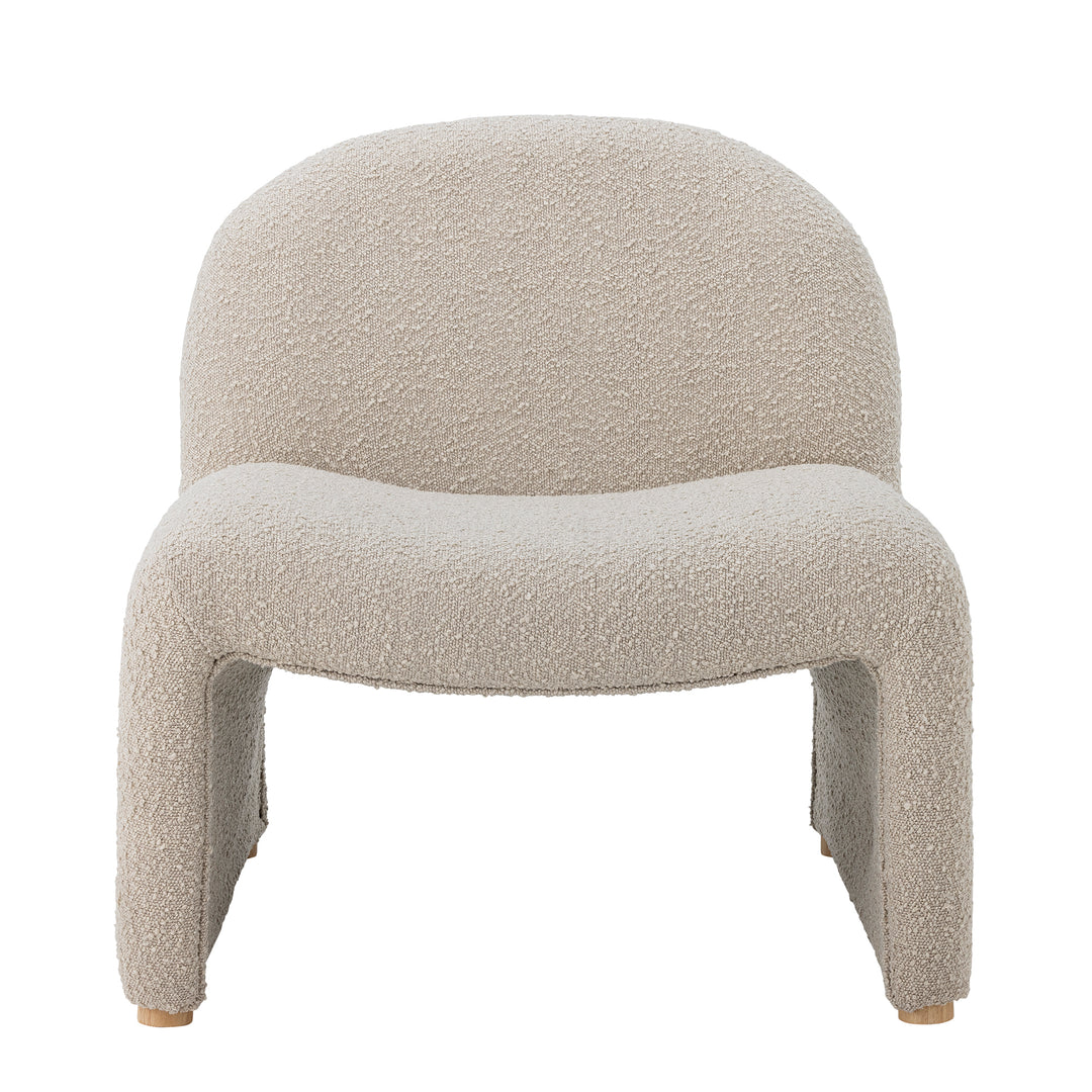 Produktbillede af BLOOMINGVILLE NEEL LOUNGESTOL NATUR POLYESTER 70 i premium kvalitet