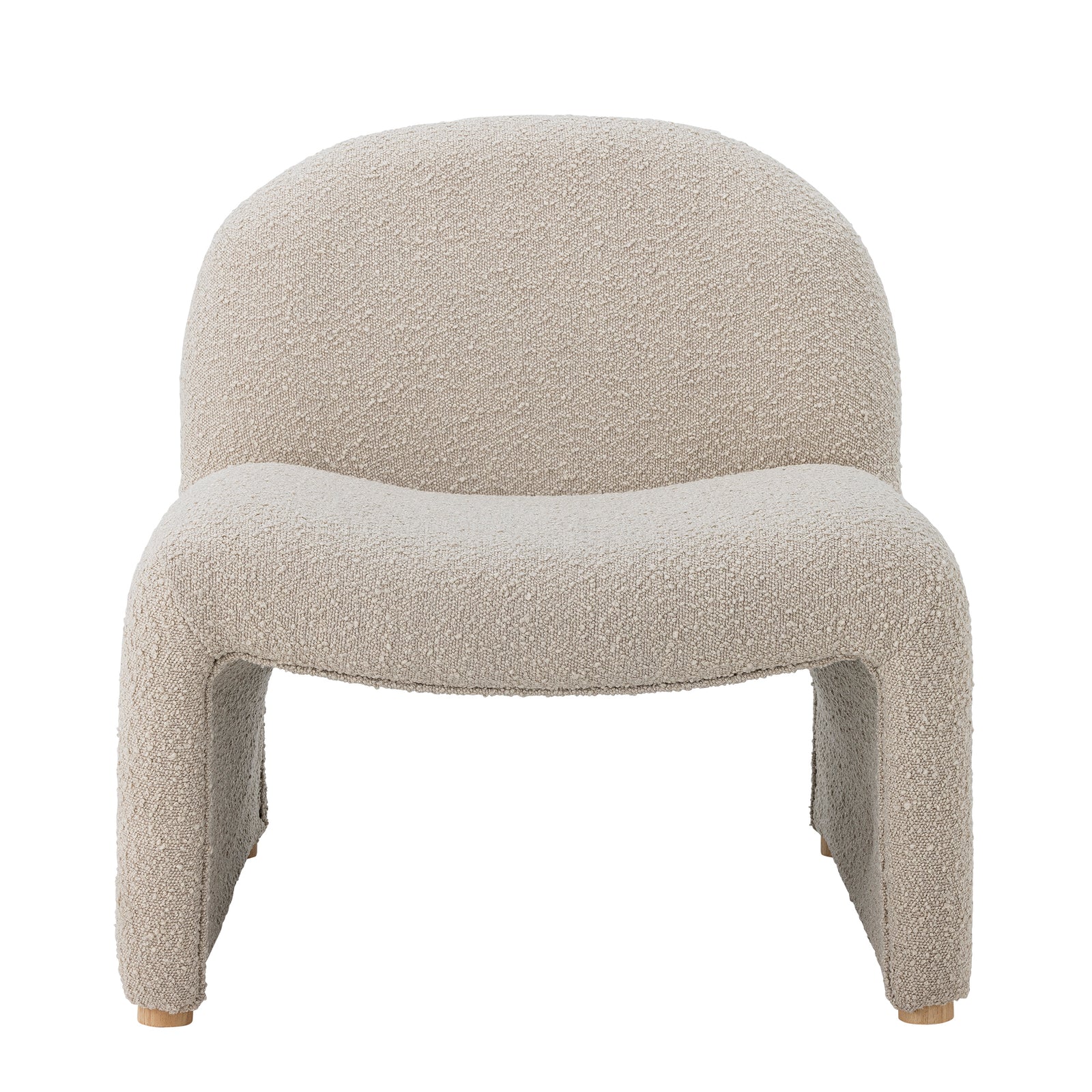 Produktbillede af BLOOMINGVILLE NEEL LOUNGESTOL NATUR POLYESTER 70 i premium kvalitet