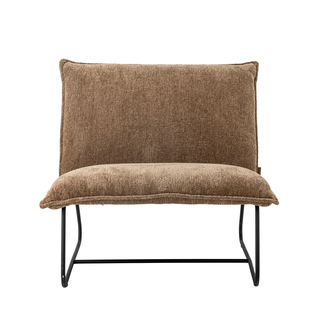 Produktbillede af BLOOMINGVILLE CAPE LOUNGESTOL BRUN GENANVENDT POLYESTER 90 i premium kvalitet