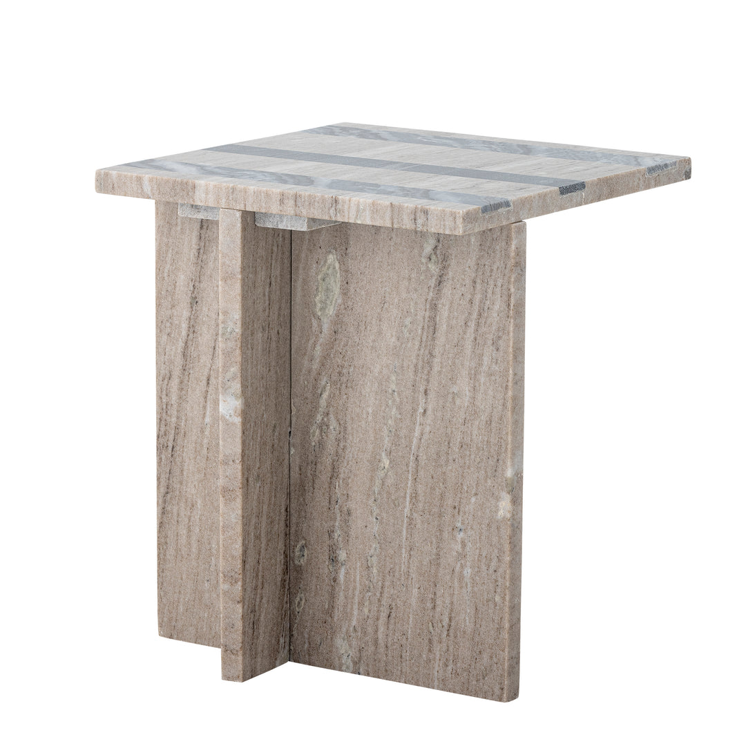 Produktbillede af BLOOMINGVILLE CLEA SIDEBORD BRUN MARMOR 35,5 i premium kvalitet