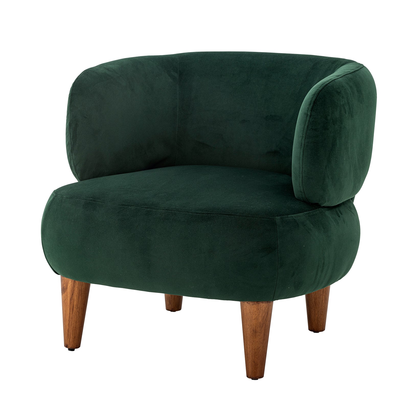 Produktbillede af BLOOMINGVILLE RUPERTA LOUNGESTOL GRØN POLYESTER 78 i premium kvalitet