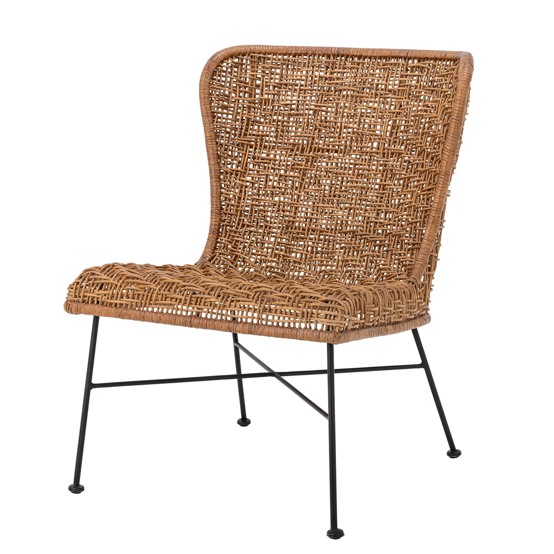 Produktbillede af BLOOMINGVILLE SOMME LOUNGESTOL NATUR RATTAN 69 i premium kvalitet