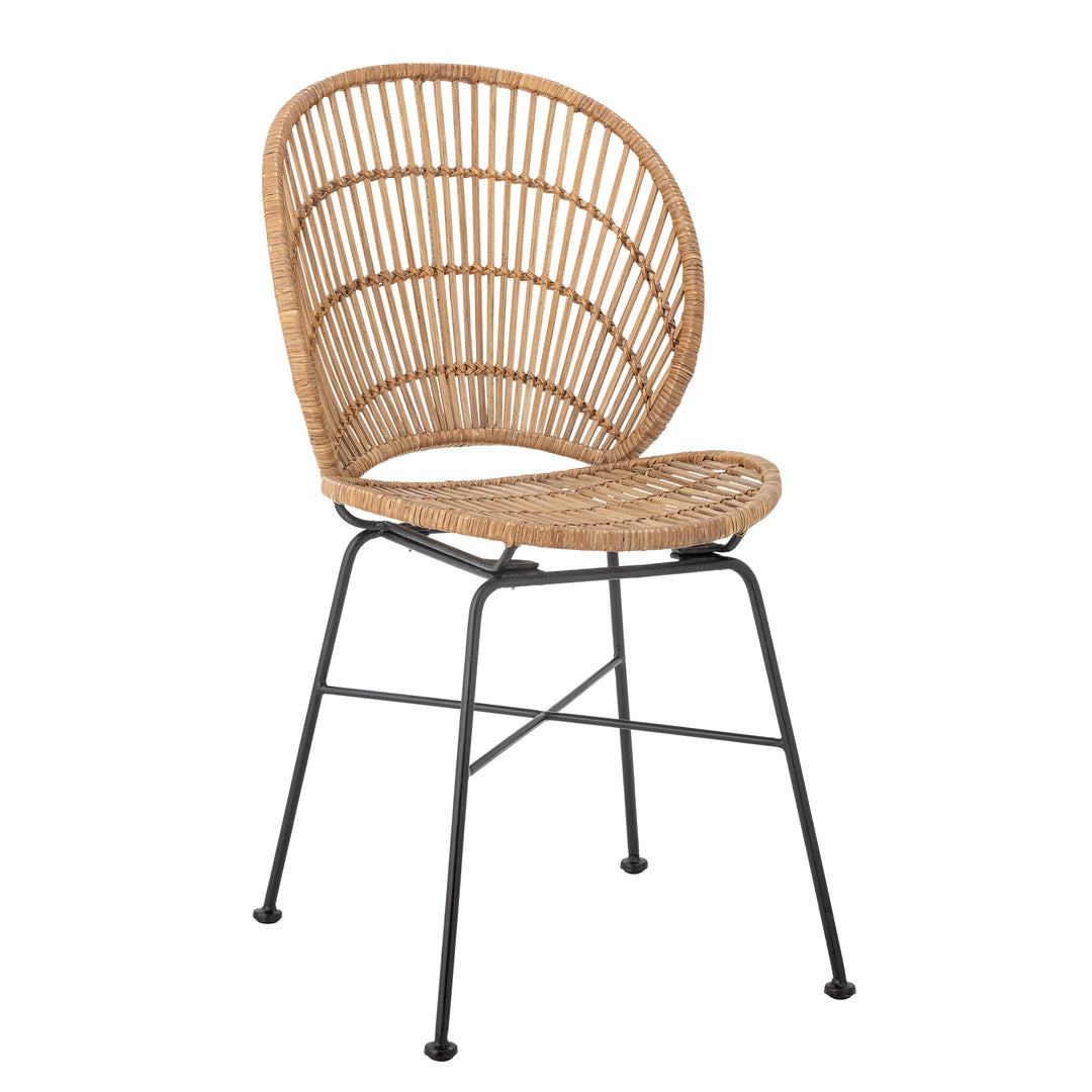 Produktbillede af BLOOMINGVILLE FIORE SPISEBORDSSTOL NATUR RATTAN 55 i premium kvalitet