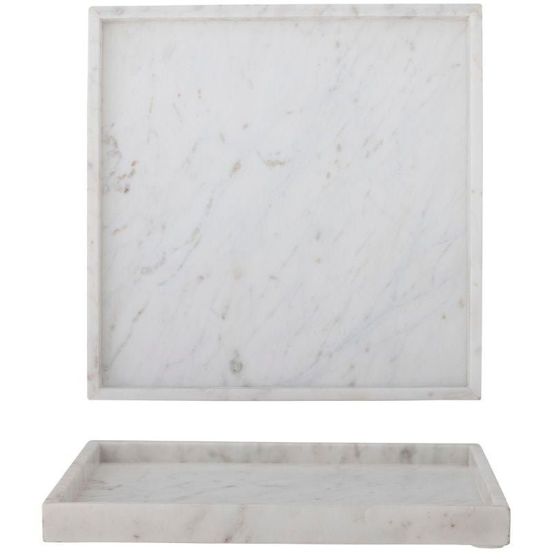 Produktbillede af Majsa Fad Hvid Marmor på tilbud – premium kvalitet og detaljer