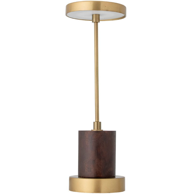 Produktbillede af Chico Portable Lampe Genopladelig Brass Metal på tilbud – premium kvalitet og detaljer