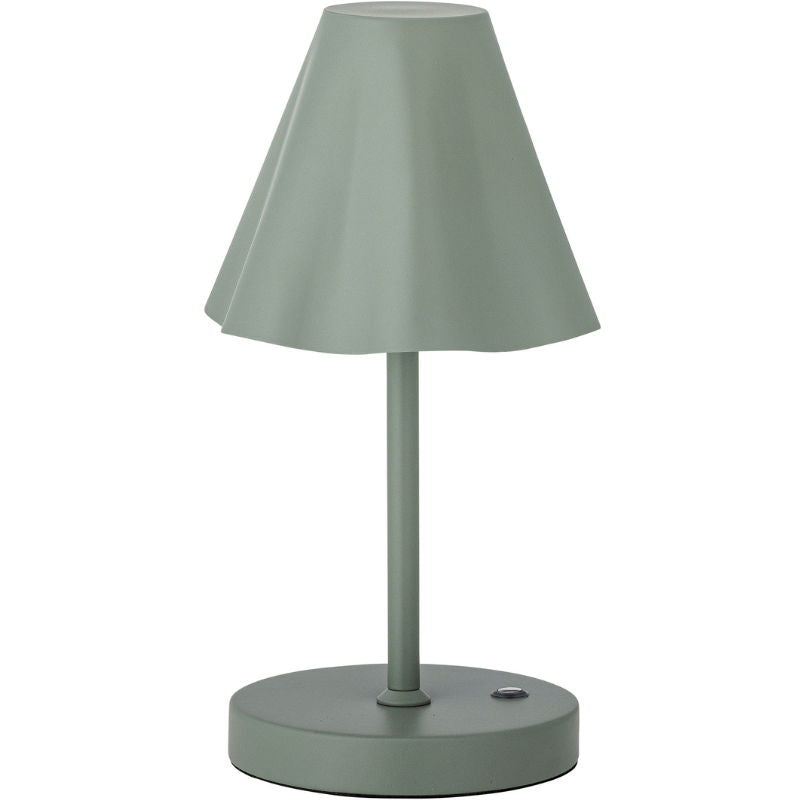 Produktbillede af Lianna Portable Lampe Genopladelig Grøn Metal på tilbud – premium kvalitet og detaljer
