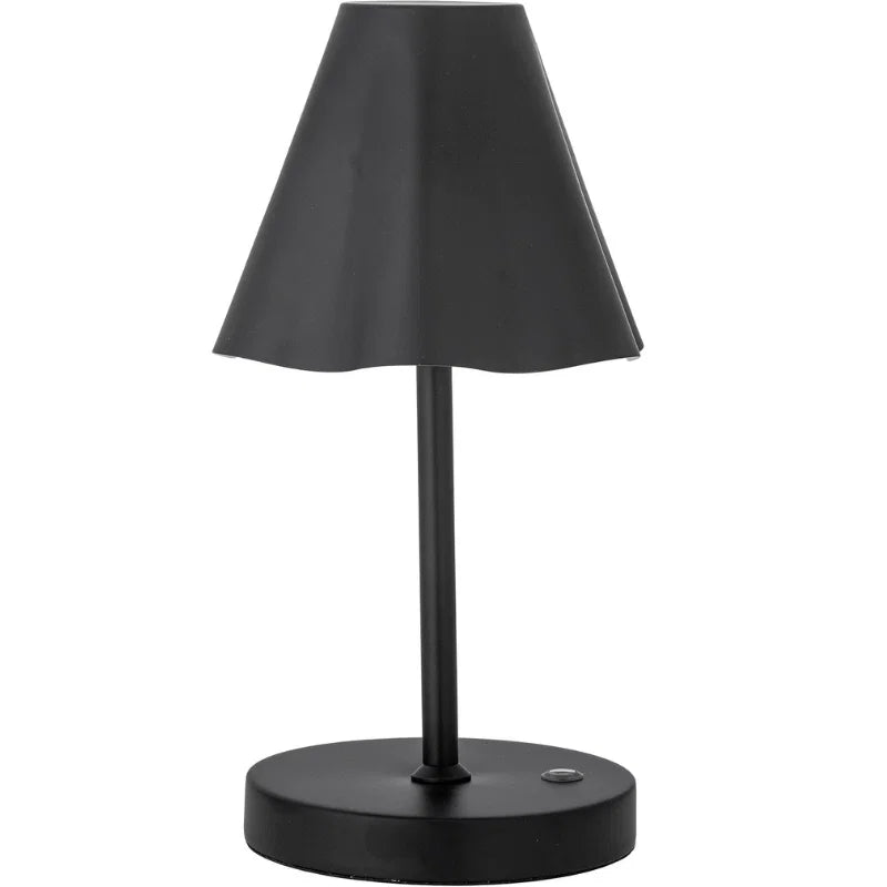 Lianna Portable Lampe Genopladelig Sort Metal
