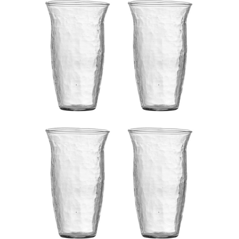 Produktbillede af Asha Drikkeglas Klar Genanvendt Glas 4 Stk på tilbud – premium kvalitet og detaljer