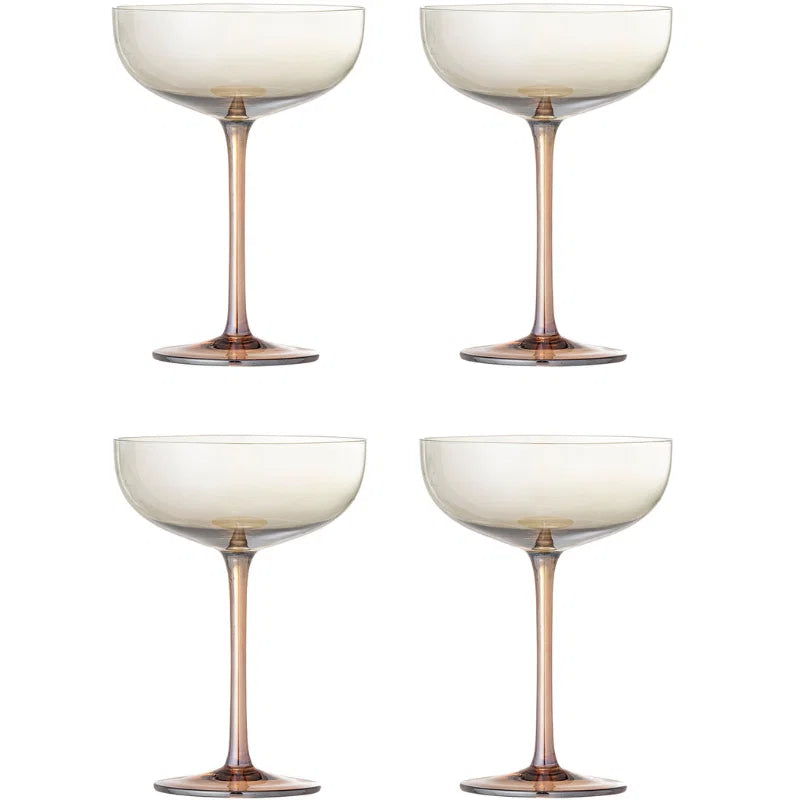 Aston Cocktailglas Bronze Glas 4 Stk