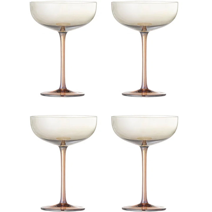 Aston Cocktailglas Bronze Glas 4 Stk
