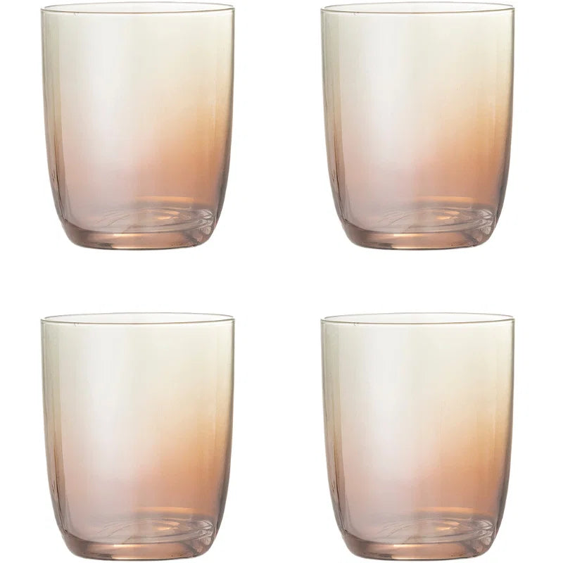 Aston Drikkeglas Bronze Glas 4 Stk