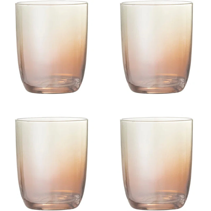 Aston Drikkeglas Bronze Glas 4 Stk