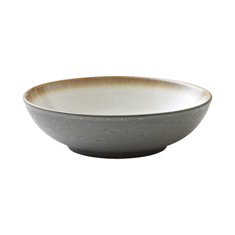 Produktbillede af Christian Bitz Salatskål 24cm grå/creme BITZ i premium kvalitet