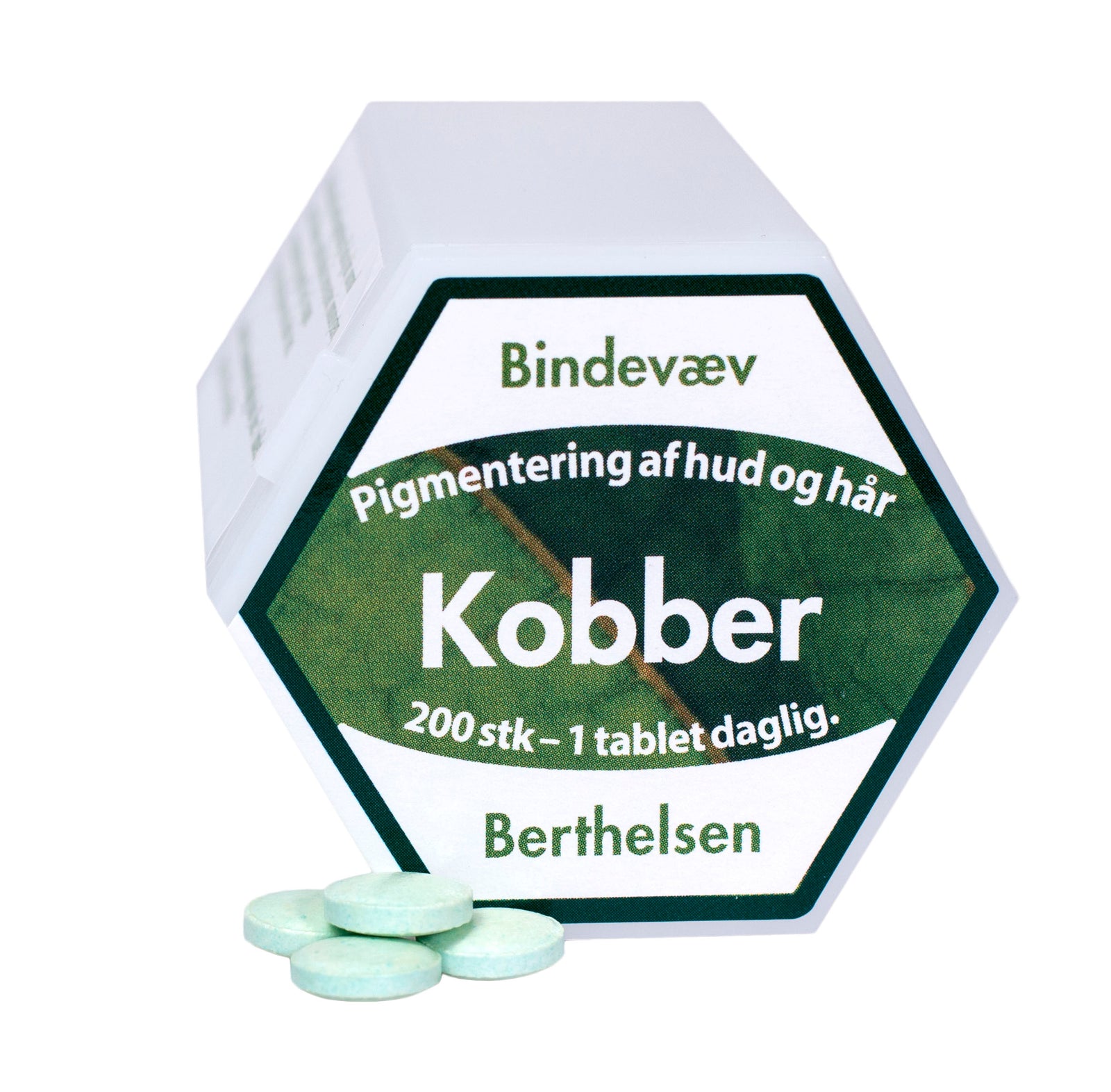 Produktbillede af Berthelsen Kobber 2 mg 200 tab. på tilbud
