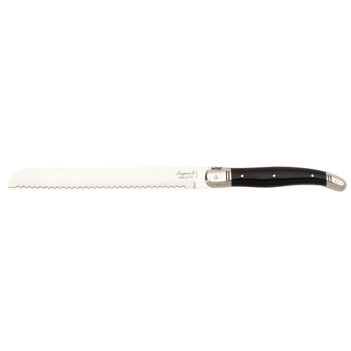 Laguiole Style de Vie brødkniv med langt blad på 36 cm