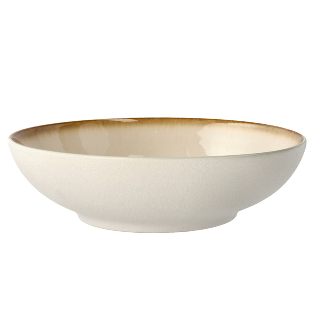 Bitz Gastro pastaskål i hvid og creme, 20 cm