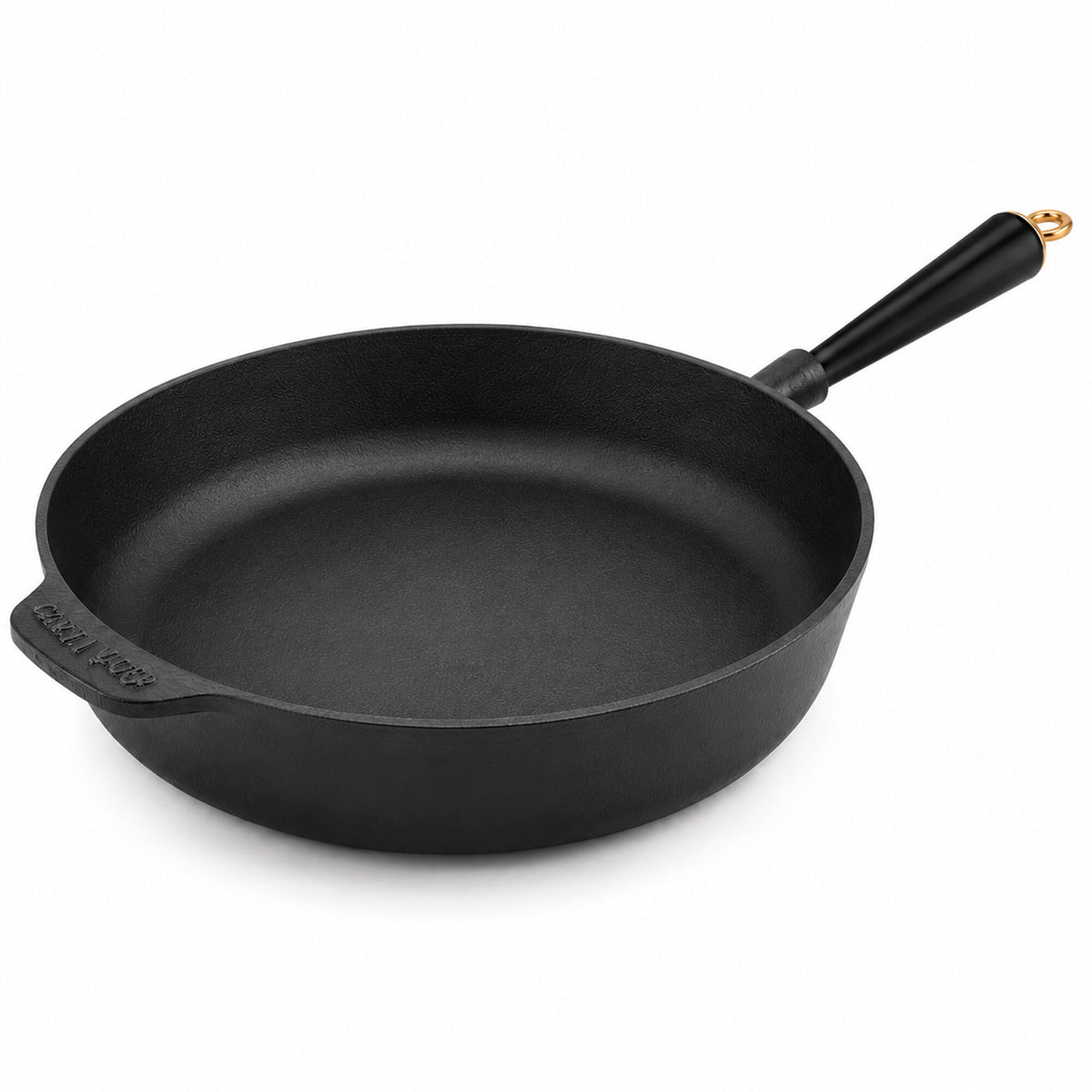 Carl Victor Gold traktørpande i støbejern, 28 cm