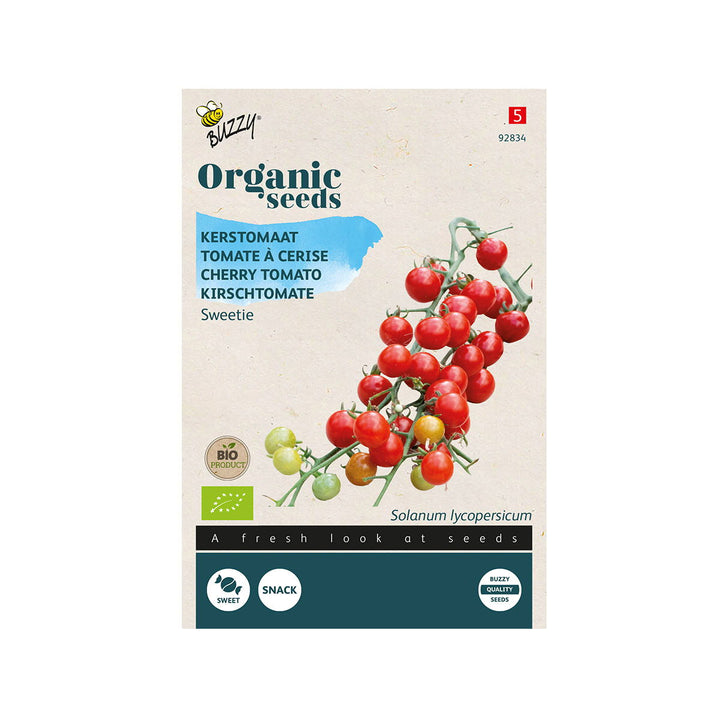 Produktbillede af Økologisk Cherrytomat frø Sweetie på tilbud i høj kvalitet