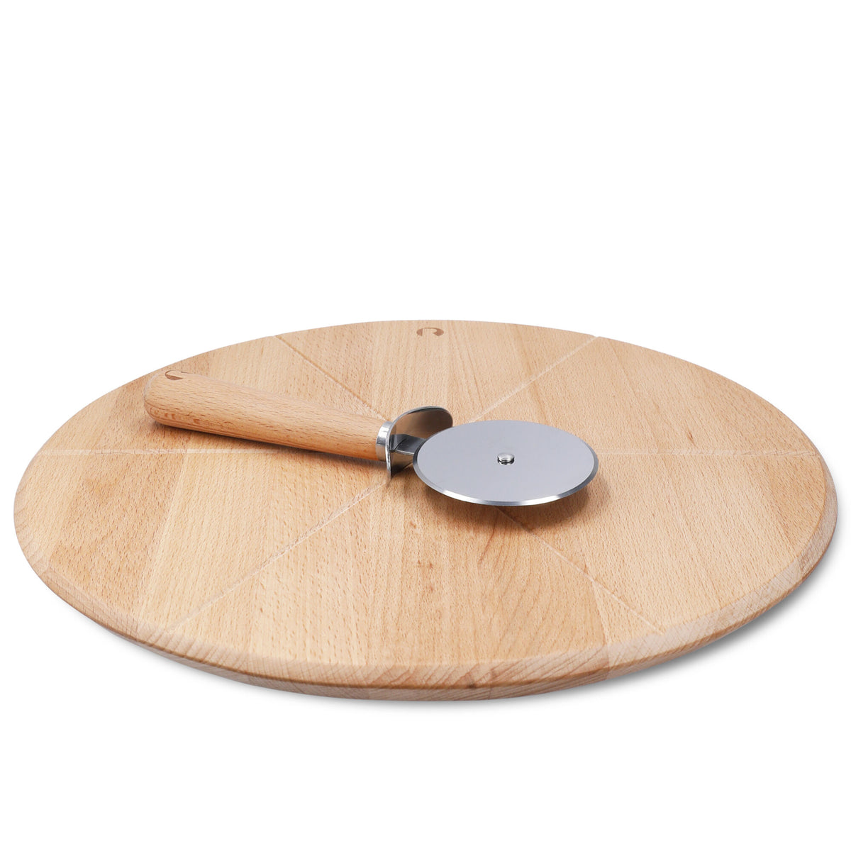 Rosendahl Grand Cru pizzabræt Ø35 cm med matchende pizzaskærer