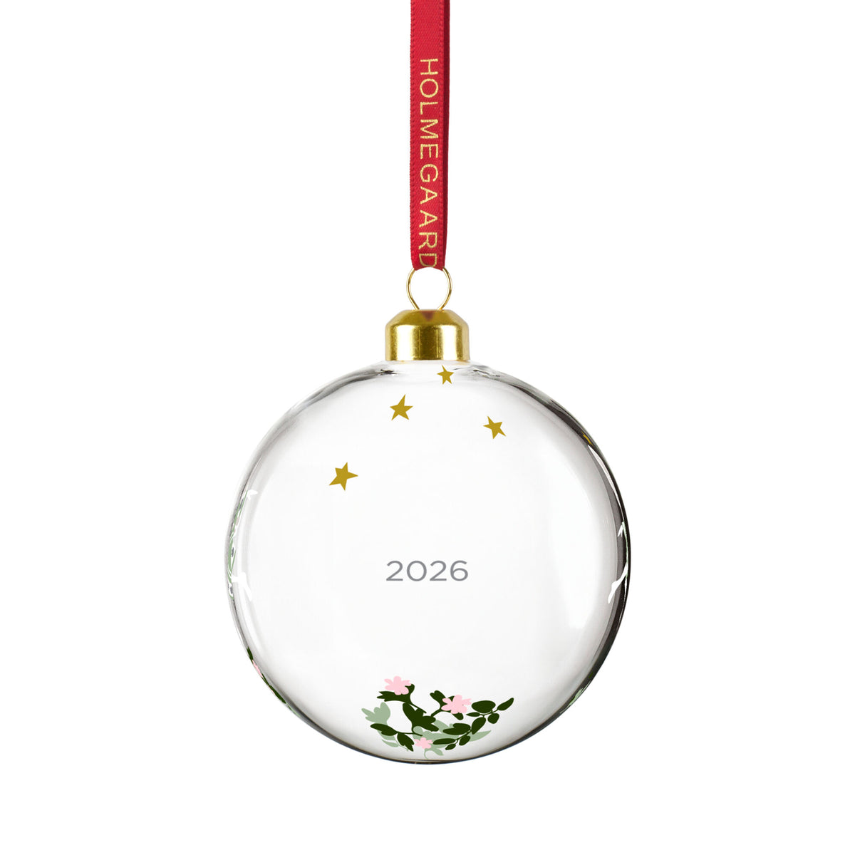 Holmegaard Christmas Årets julekugle 2026 med motiv af Jette Frölich