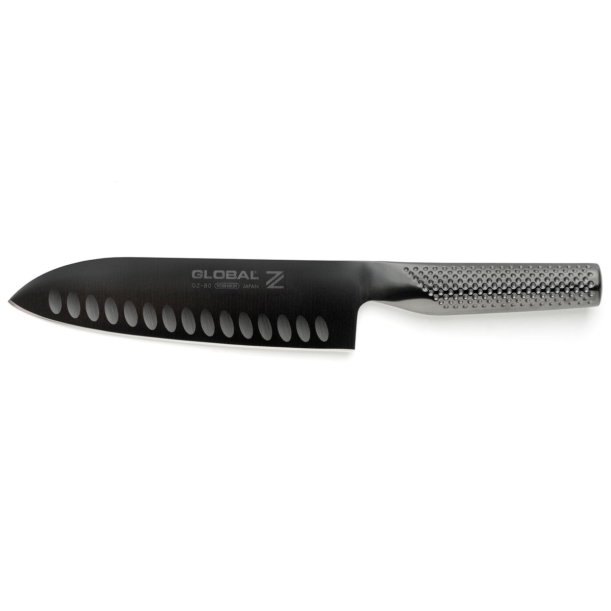Global santoku-kniv på 18 cm med DLC-belægning i olive