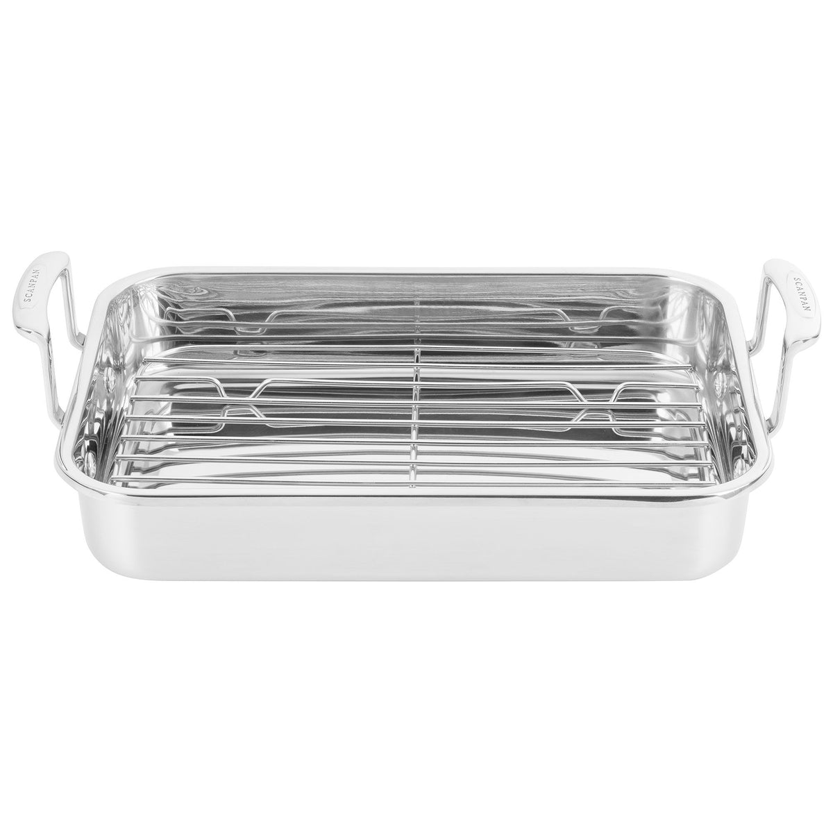 Scanpan bradepande med rist, 42 × 26 cm