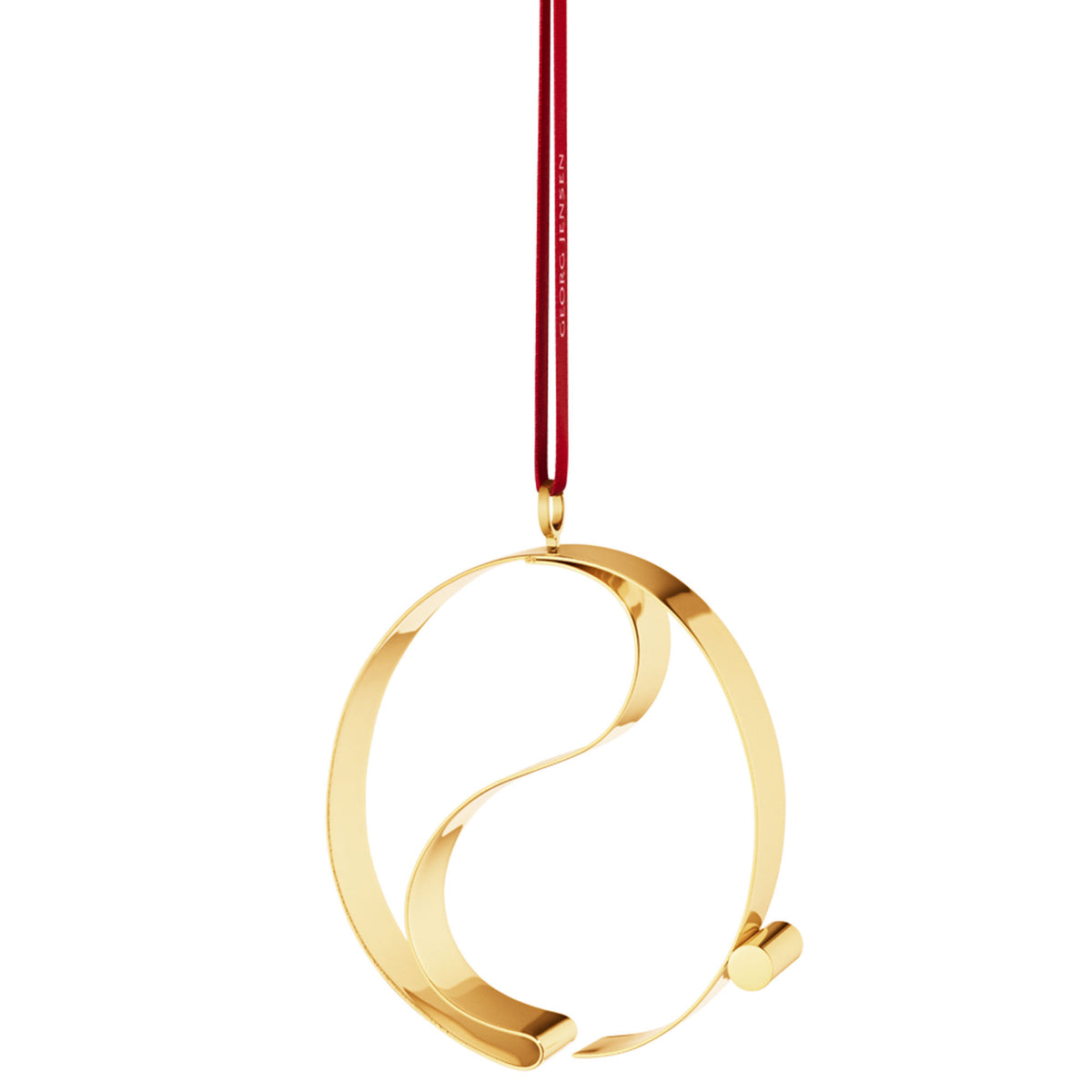Georg Jensen pyntebogstav Ø med klassisk typografisk formsprog