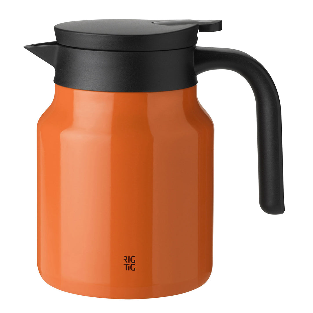 Orange Therm-It termokande fra Rig-Tig på 0,9 liter i retrodesign