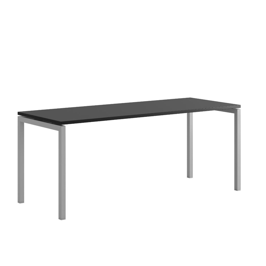 Produktbillede af Luna U Bord 180x70cm Sort-grå på tilbud
