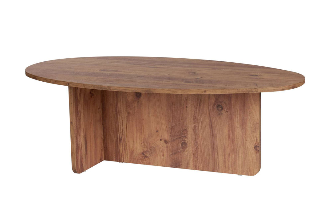 NORDVÄRK Orba sofabord oval Atlantisk fyrretræ melamin 120x65