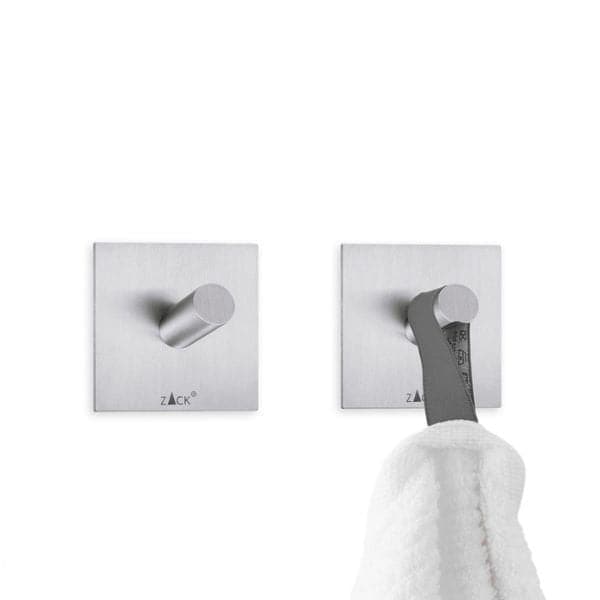 Håndklædekroge 2-pak Duplo Zack® ❤ Kæmpe udvalg i ZACK ❤ Billig fragt og hurtig levering 2 - 5 hverdage - Varenummer: BAR-689464 / Ean: '4034398403057 på lager - Udsalg på Home BadeværelHåndklæde- og Tøjophæng Spar op til 54% - Over 350 kendte brands på udsalg