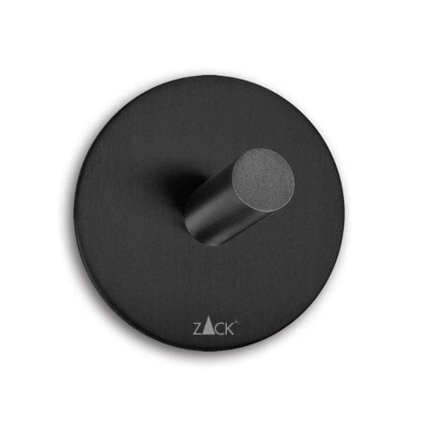 Håndklædekrog Rund Sort Duplo Zack® ❤ Kæmpe udvalg i ZACK ❤ Billig fragt og hurtig levering 2 - 5 hverdage - Varenummer: BAR-689501 / Ean: &