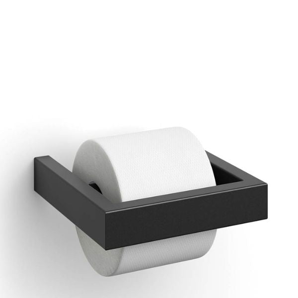 Produktbillede af Toiletpapirholder Sort Linea Zack  på tilbud i premium kvalitet