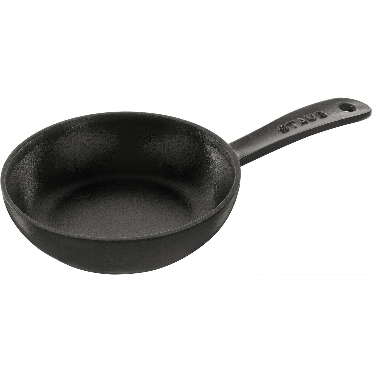 Sort Staub mini-stegepande i støbejern, 16 cm