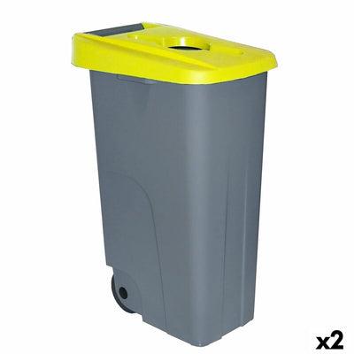 Se Skraldespand med hjul Denox 85 L Gul 58 x 41 x 76 cm  Stort online udvalg i Denox - Køb online på udsalg og tilbud lige nu  Meget billig fragt og hurtig levering: 1 - 2 hverdage - Varenummer: S2226330 og barcode / Ean: '4899888666837 på lager - Udsalg på Hjem og madlavning, Opbevaring og organisering Spar op til 65% - Over 1112 kendte brands på udsalg