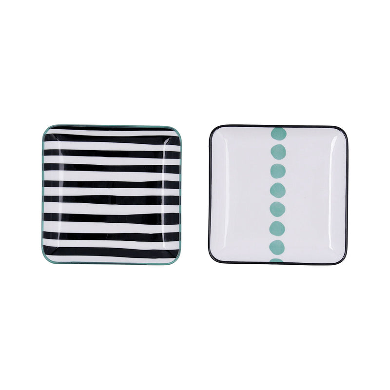 Se Snack bakke Bidasoa Zigzag Multifarvet Keramik Firkantet 15 x 15 cm 2 stk  Stort online udvalg i Bidasoa - Køb online på udsalg og tilbud lige nu  Meget billig fragt og hurtig levering: 1 - 2 hverdage - Varenummer: S2711381 og barcode / Ean: &