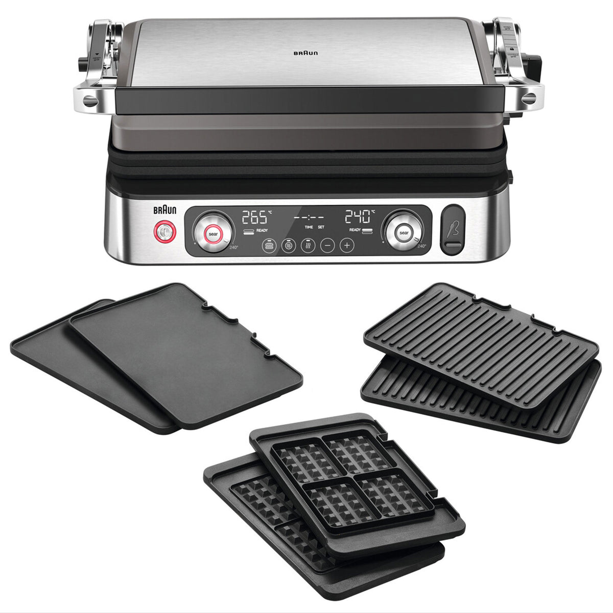 Braun CG9167 MultiGrill bordgrill med udskiftelige plader
