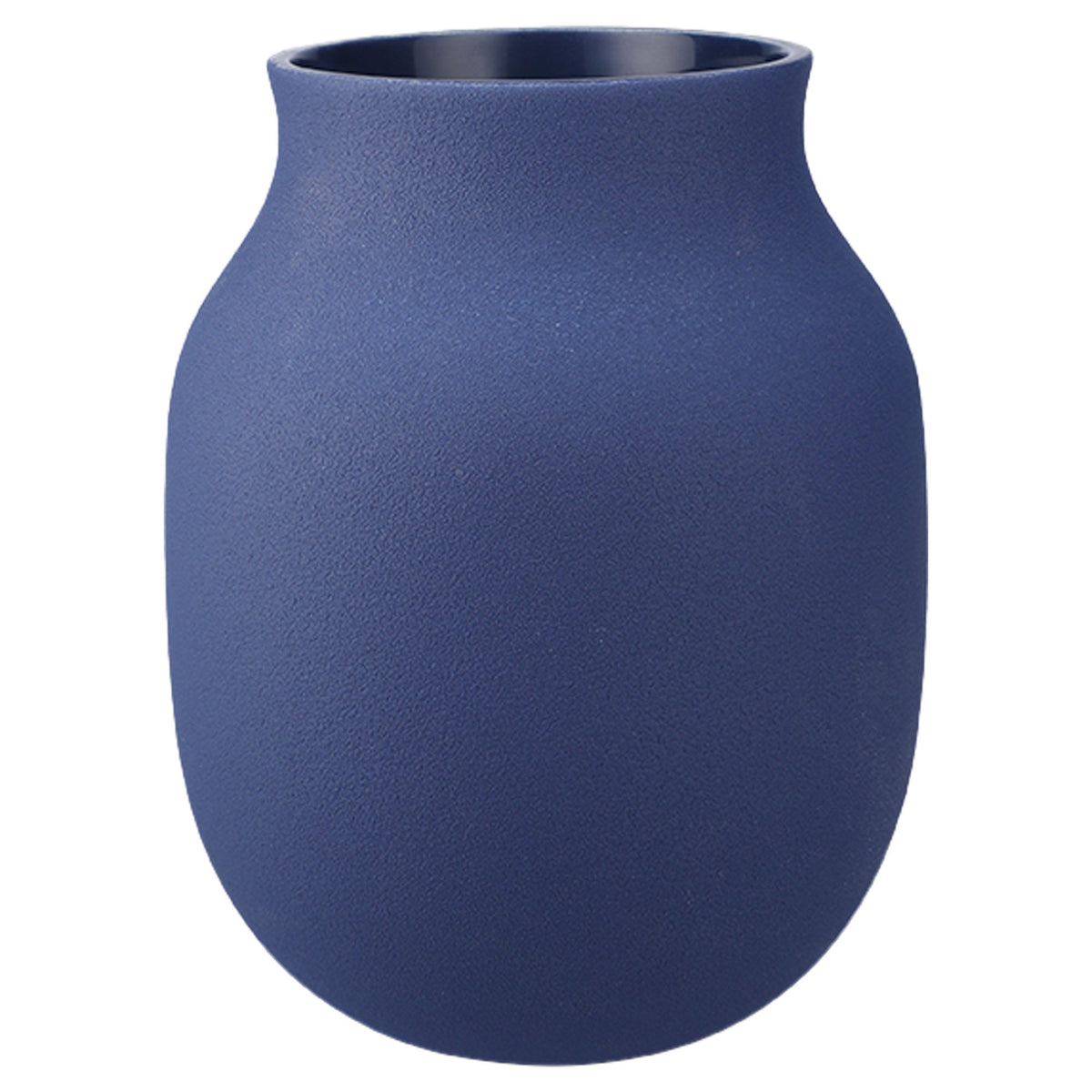 Blå Kähler Studio Omaggio #1 vase på 20 cm med organisk form