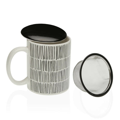 Se Krus med infusionsfilter Versa New Lines Stentøj  Stort online udvalg i Versa - Køb online på udsalg og tilbud lige nu  Meget billig fragt og hurtig levering: 1 - 2 hverdage - Varenummer: S3409898 og barcode / Ean: '8420327517227 på lager - Udsalg på Hjem og madlavning, Bestik, porcelæn og glasvarer Spar op til 51% - Over 1112 kendte brands på udsalg