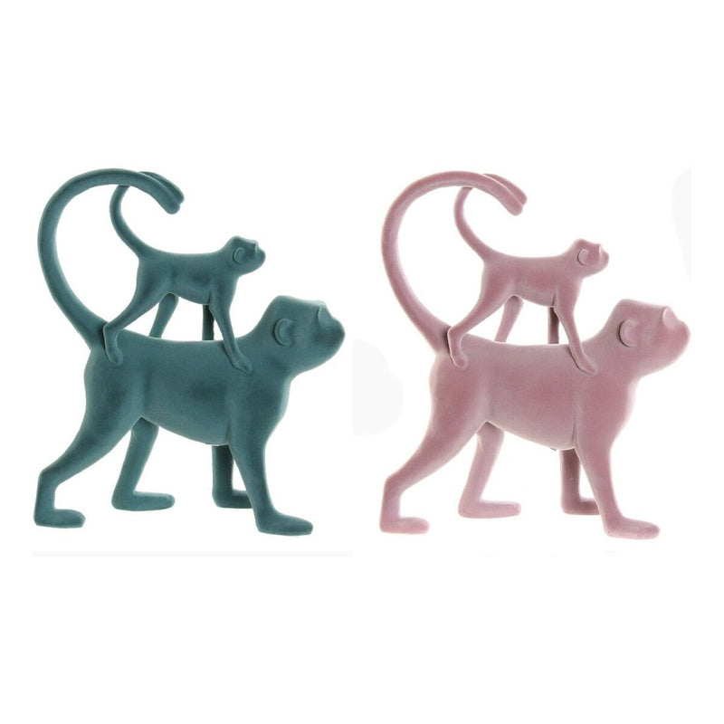 Se Dekorativ figur DKD Home Decor Grøn Pink Tropisk Aber 22,5 x 8 x 27,5 cm (2 stk)  Stort online udvalg i DKD Home Decor - Køb online på udsalg og tilbud lige nu  Meget billig fragt og hurtig levering: 1 - 2 hverdage - Varenummer: S3016861 og barcode / Ean: &